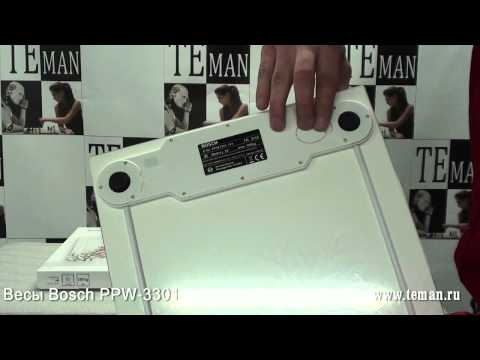 Весы электронные BOSCH PPW 3301.mp4 Весы электронные BOSCH PPW 3301.mp4