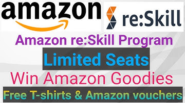 Amazon aws reSkill Program | Get free Amazon Vouchers & T-Shirts | free courses | Shubham Shah