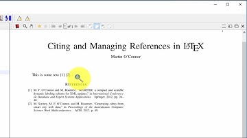 How to cite references in LaTeX
