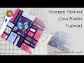 How to Sew a Scrappy Stained Glass Block