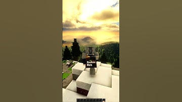 Even mobs look scared of how real this is  Texture Pack: Realism Mats Shaders: Bliss Shaders  #Minec