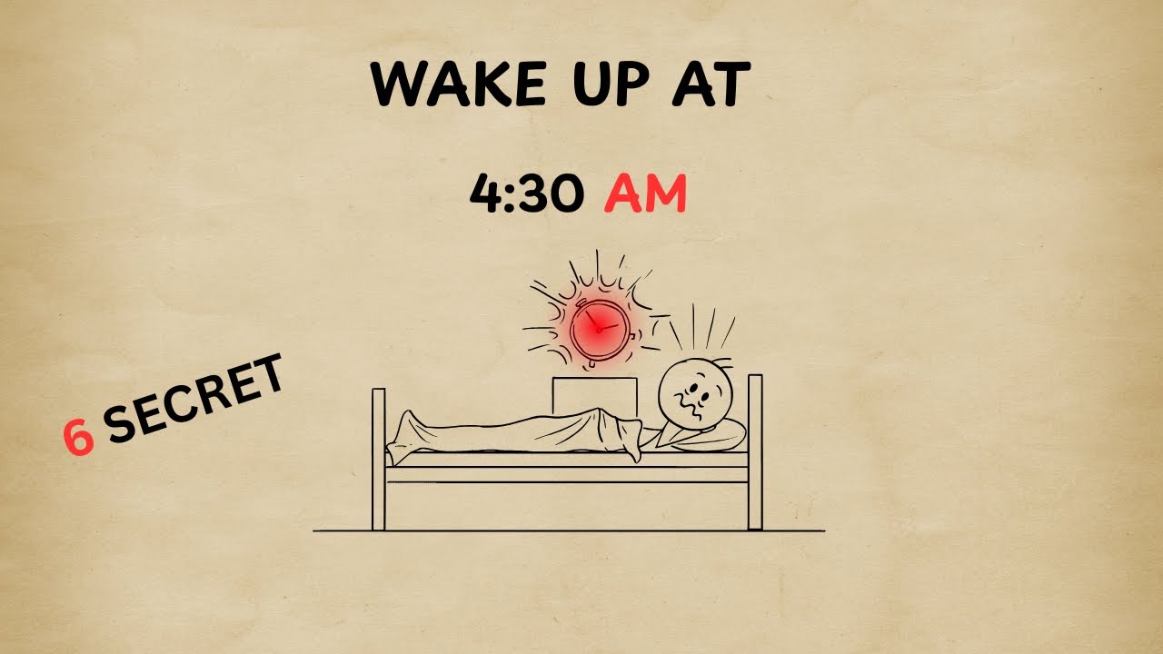 Wake Up at 4:30 AM Consistently (Even If You Sleep Late) | 6 Secrets