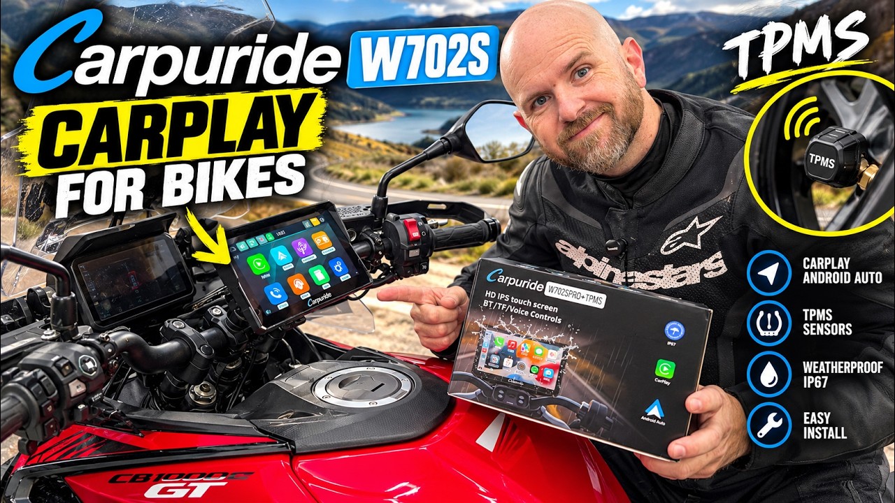 Apple Carplay for motorcycles from carpuride