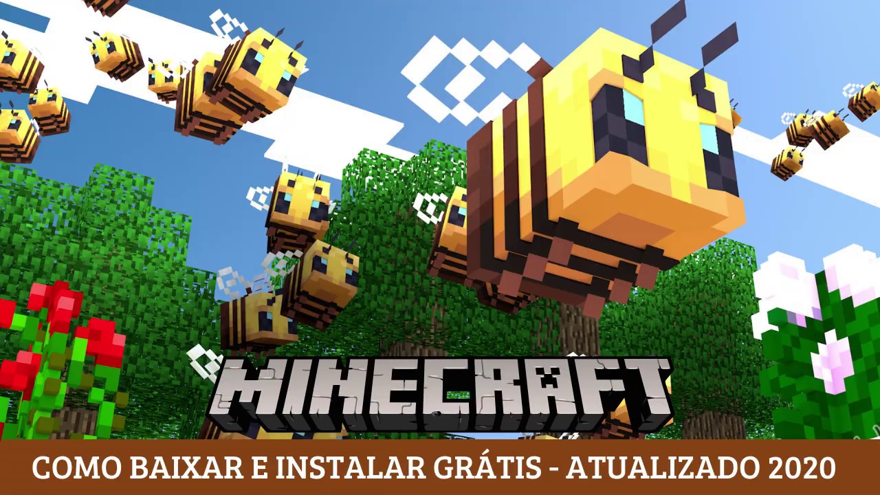 COMO BAIXAR MINECRAFT GRÁTIS - ATUALIZADO 2020 - YouTube
