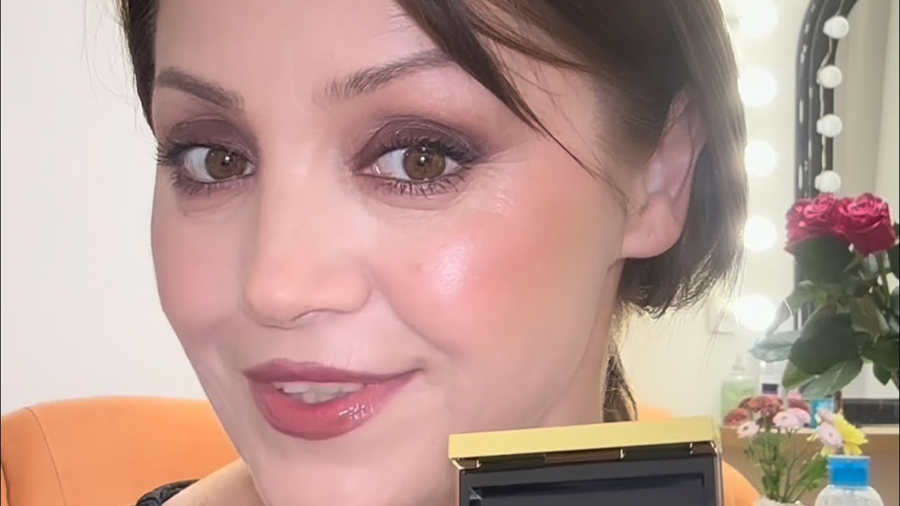 Макияж палеткой TOM FORD 04 HONEYMOON ♥️Смоки Айс.