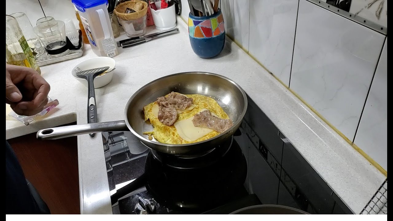 乾杯做早餐 超狂肉蛋吐司 簡單食材的美味 這個做法快學起來｜乾杯小菜超日常