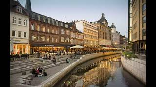 The Old Town of Aarhus Denmark