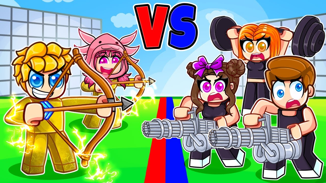 SUPER SPEED Vs SUPER STÄRKE in Roblox Rivals...