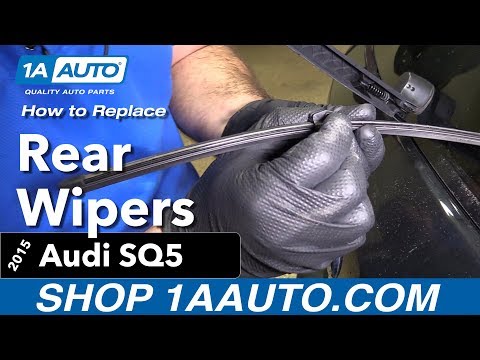 How to Replace Rear Wiper Blade 14-19 Audi SQ5