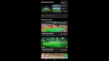 Demo Aplikasi  Manajemen Booking Lapangan Olahraga (PEMROGRAMAN MOBILE LINTAS PLATFORM)