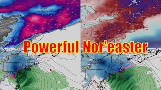 Powerful Nor'easter Slams Northeast, Potentially Major Snowfall - WeatherMan Plus Weather Channel