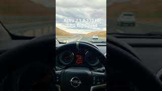 Astra J 1.6 115 HP Top Speed