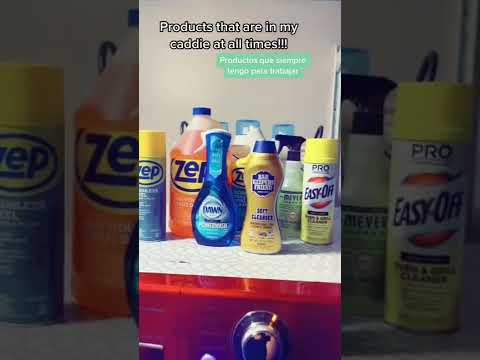 What cleaning supplies