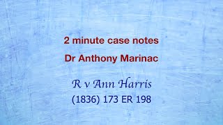 R v Ann Harris (Noscitur a sociis) by Anthony Marinac 66 views 20 hours ago 2 minutes, 58 seconds