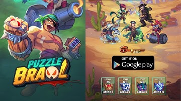 Puzzle Brawl - Match 3 PvP RPG Gameplay - Android