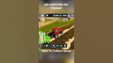 Farming simulator 20 | Fs20 | Straw #shorts #iphoneshorts #iso #iphonegaming #fs20 #youtubeshort