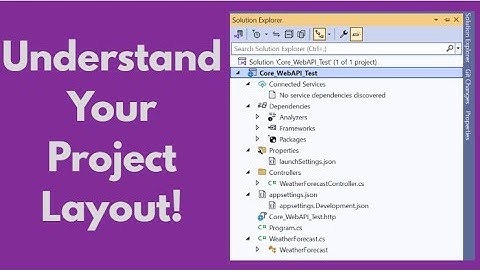 .Net Core Web API | Project Structure Overview | Files & Folders Explained #overview #webapi