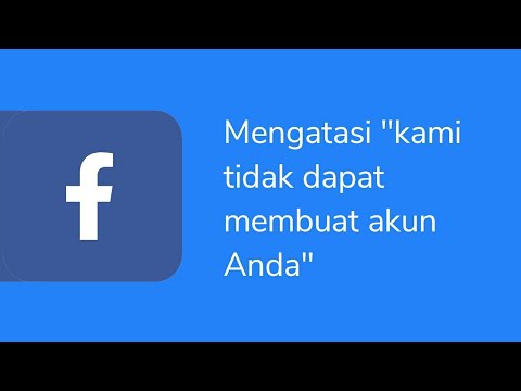 Cara Mengatasi Kami Tidak Dapat Membuat Akun Anda Tutorial Facebook 01 Youtube