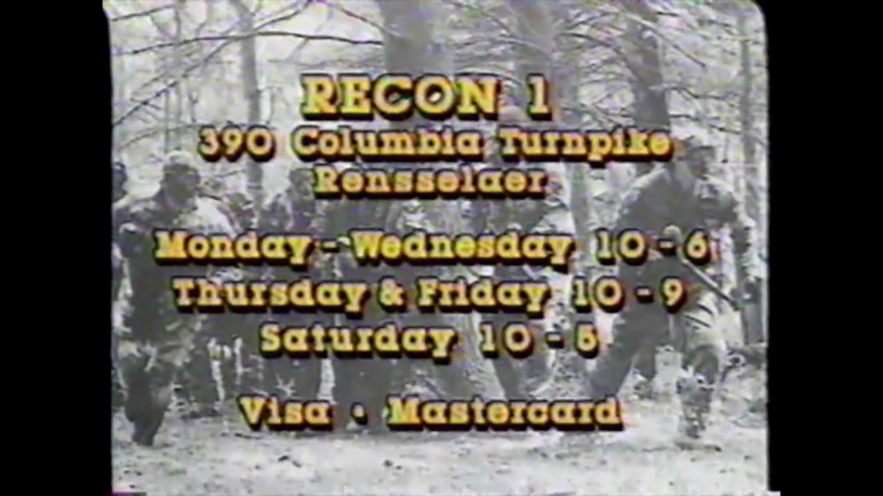 1990 Recon 1 Paintball Columbia Turnpike Commercial YouTube