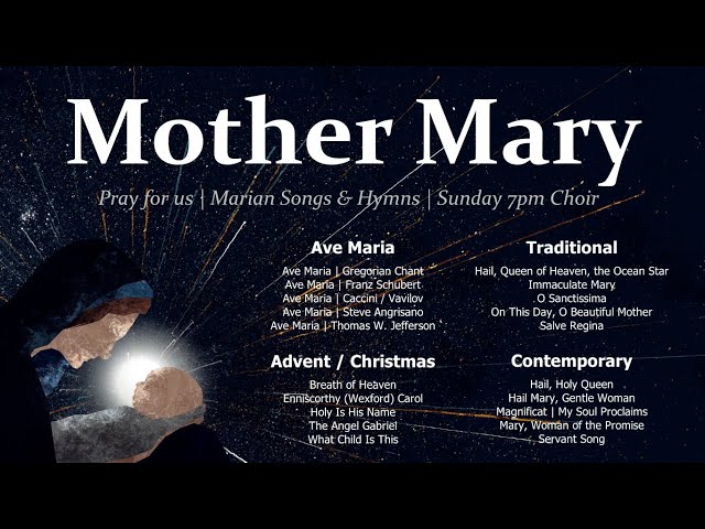 Mother Mary Songs | Marian Songs & Hymns | Catholic Mother's Day Songs | Sunday 7pm Choir class=