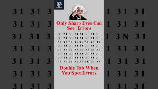 Only 1% Can! Catch the Hidden Error 🔎 #FindTheError #BrainChallenge #shorts