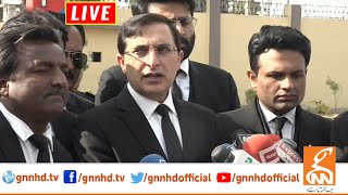 LIVE | PTI Lawyer Barrister Gohar Important Media Talk | GNN