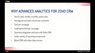 Advanced ZohoCRM Analytics