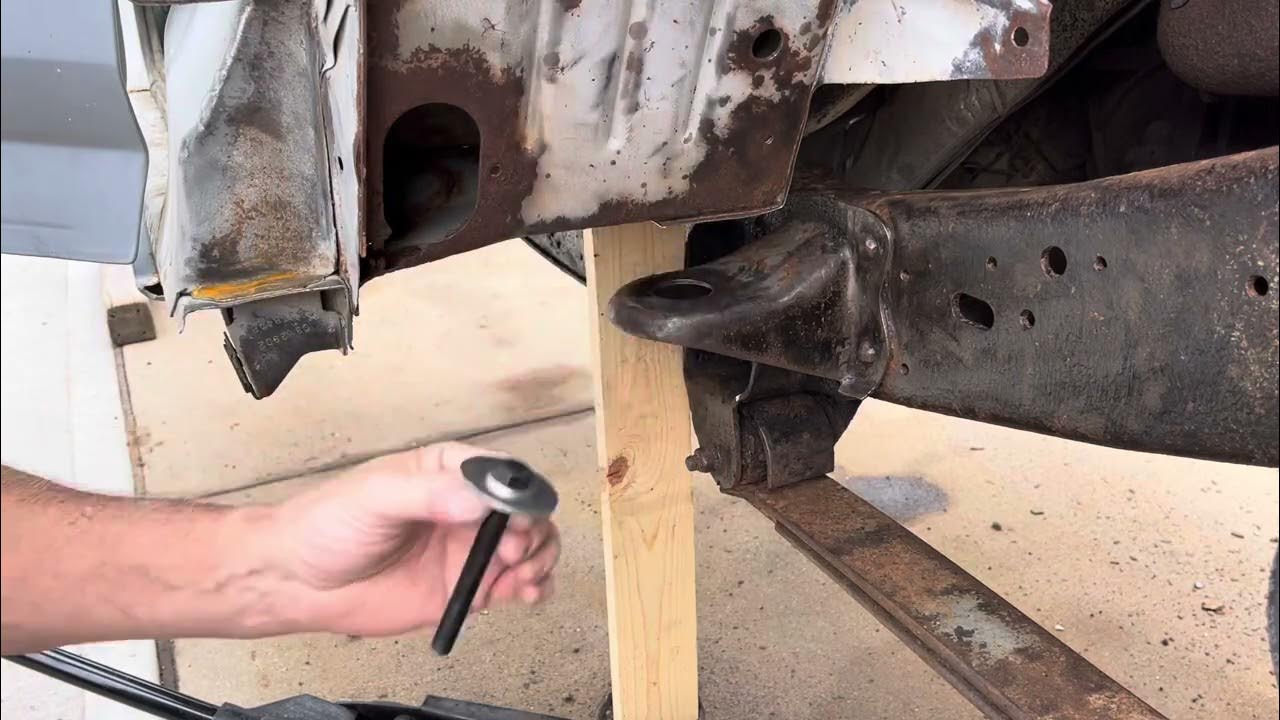 ‘96 F350 7.3 Powerstroke Project, Cab Bushings and Front Frame Paint