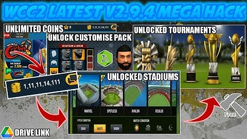 Mega Hack || Wcc2 Mod Apk Unlocked Everything v2.9.4 2021 ||#wcc2hack#howtohackwcc2