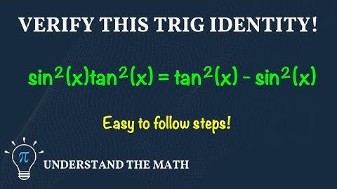 How to Verify Trigonometric Identities: Example 2