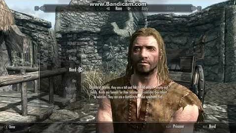 Skyrim Game-play lets play Part 1 (no commentary)