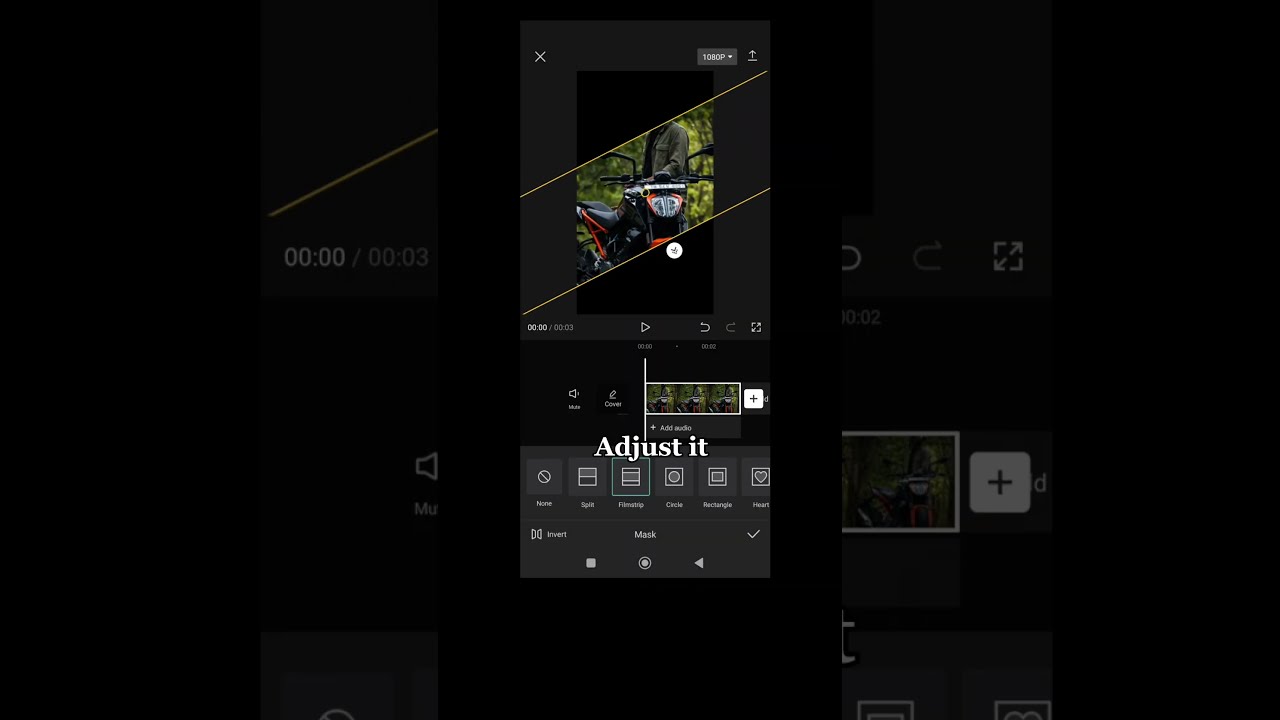 Capcut Mask Edit Tutorial Edting Shorts