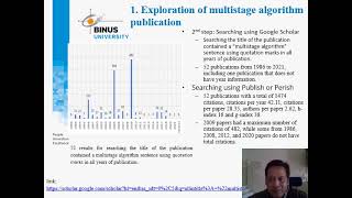 A Review of The Multistage Algorithm