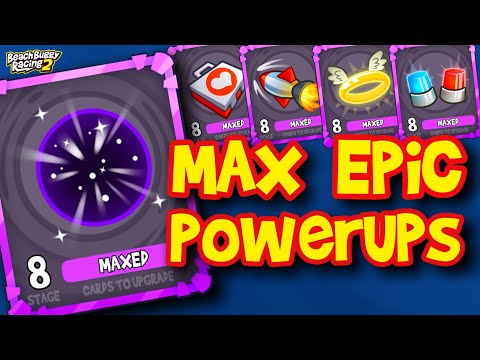 8 AWESOME Ways to MAX EPIC Powerups - Beach Buggy Racing 2 - 2024