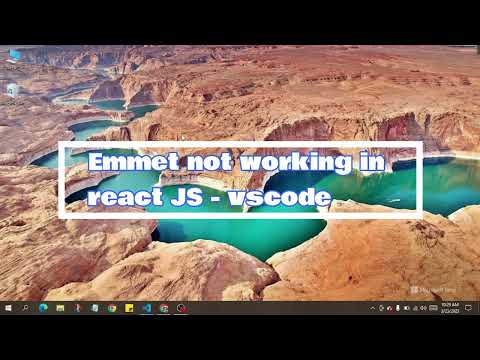 How to Fix HTML Emmet in React JS