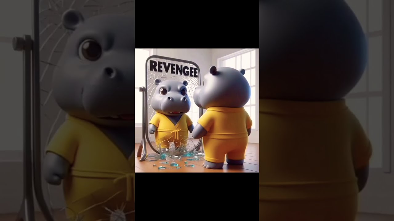 Gorilla Vs Hippopotamus Boxing Cat Funny Kucing Ai Cute Story Catlover Kittty