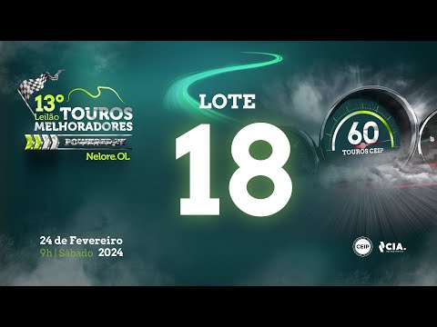 Lote 18 - V7092321 - 13º Leilão de Touros Melhoradores Nelore OL - Edição Virtual