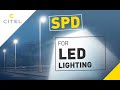 Surge protectors for led outdoor lighting