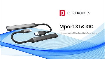 Mport 31 & 31C – Slimmest, USB Hub for High Speed Connectivity!