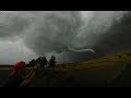 NEW 360 Video: illuminated elephant trunk tornado east of Prospect Valley, Colorado!