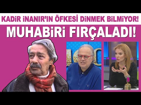 Kadir İnanır'dan muhabire fırça! Öfkeli halleri dinmek bilmiyor!