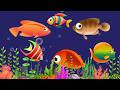 Calming Undersea Animation Baby Lullaby, Soothing fishes🐟Baby Sleep Music #fishlullaby #lullaby #366
