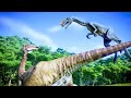 PROCERATOSAURUS Hunting In Slow Mo - Jurassic World Evolution