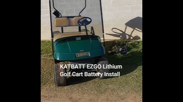 36V EZGO Golf Cart Lithium Battery Install