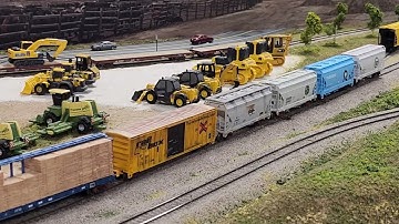 Switching On The WKR N-scale Layout - Session 4 - Train 5739 East - Move 3