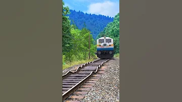 TRAINS CROSSING MOST DANGEROUS RAILROAD TRACK Train 
