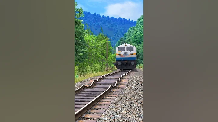 TRAINS CROSSING MOST DANGEROUS RAILROAD TRACK 😱 #train