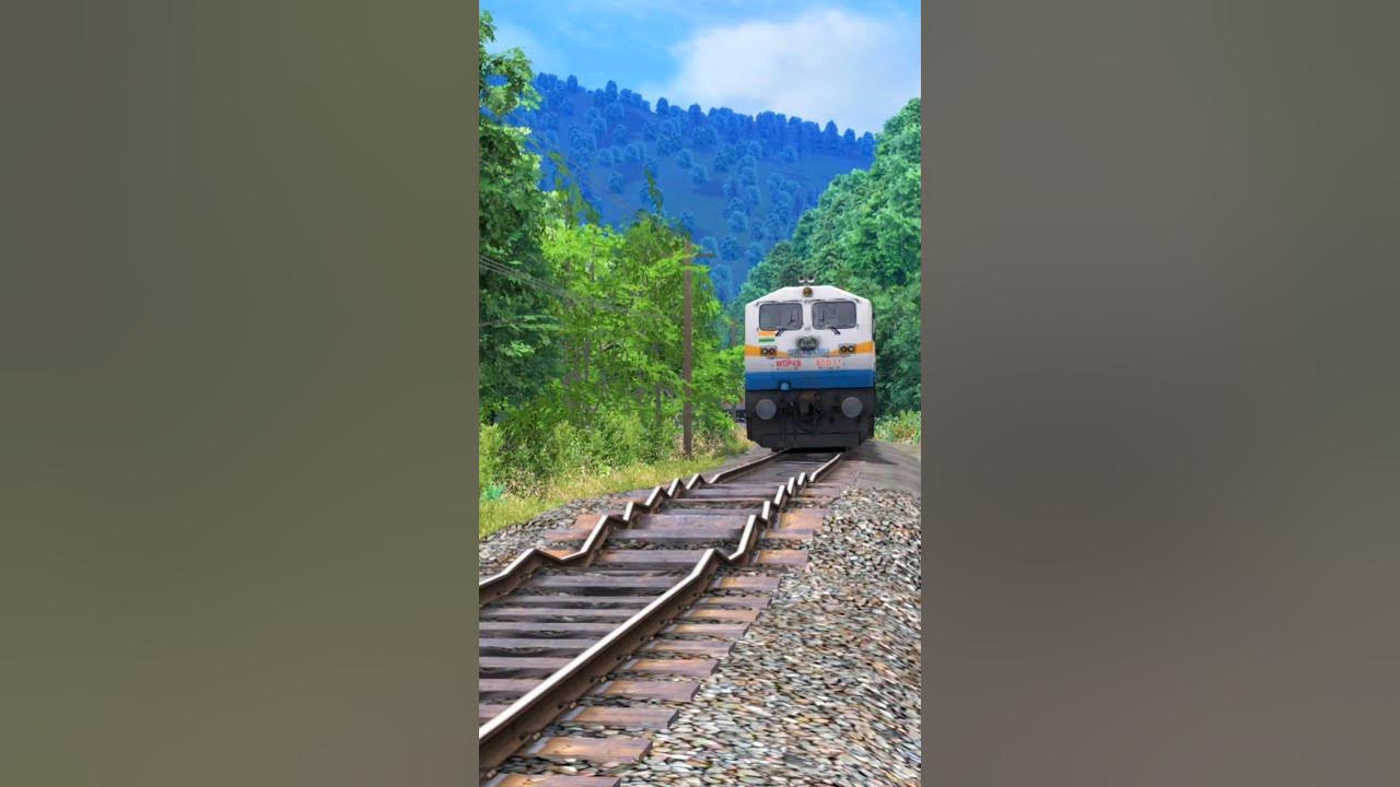 TRAINS CROSSING MOST DANGEROUS RAILROAD TRACK 😱 #train