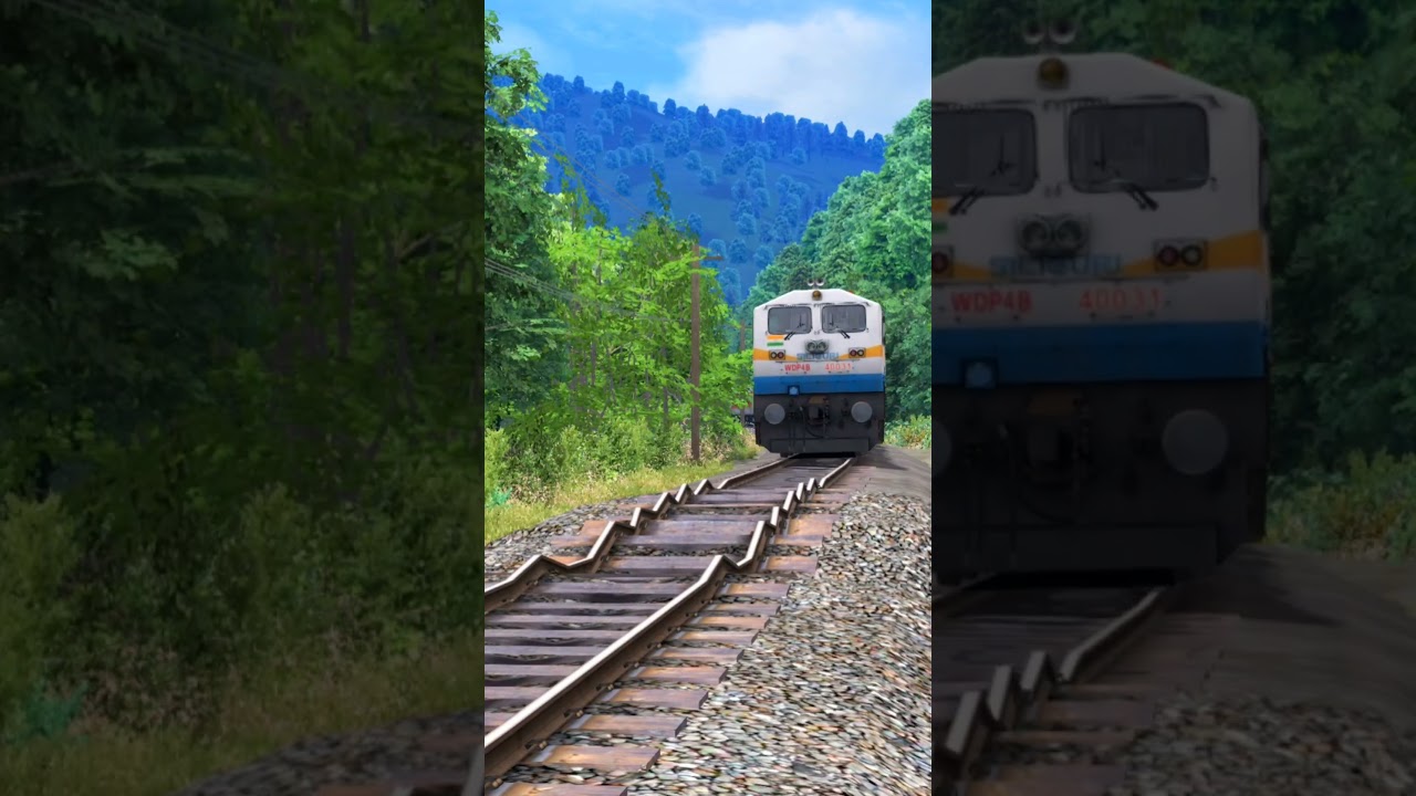 TRAINS CROSSING MOST DANGEROUS RAILROAD TRACK 😱 #train