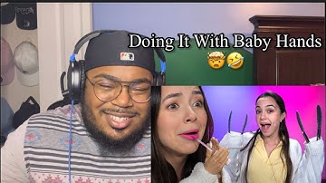 Anything but My Hands Challenge - Merrell Twins | Reaction